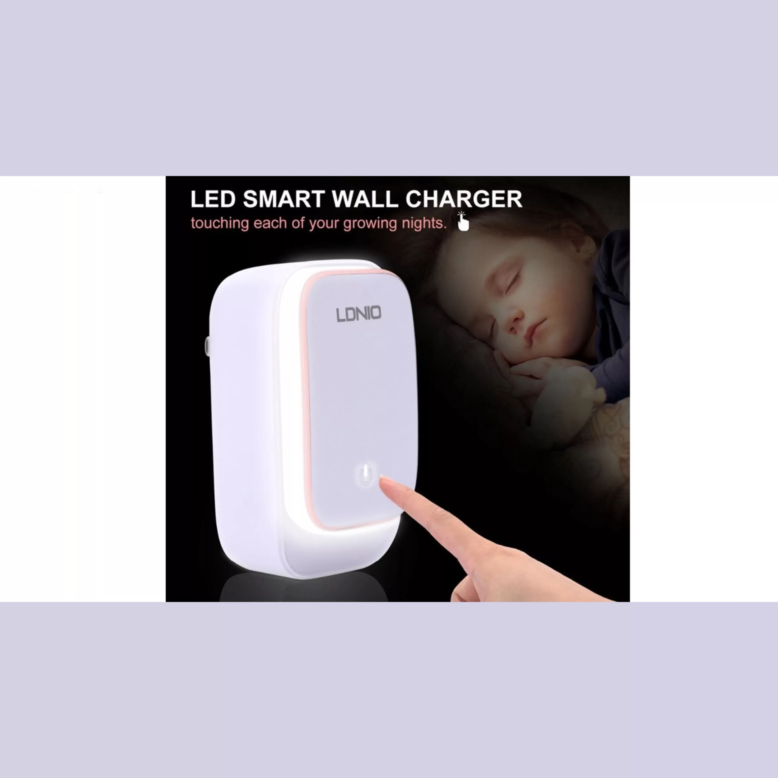 شارژر دیواری 22 وات الدینیو مدل A4405 به همراه کابل تبدیل USB-C