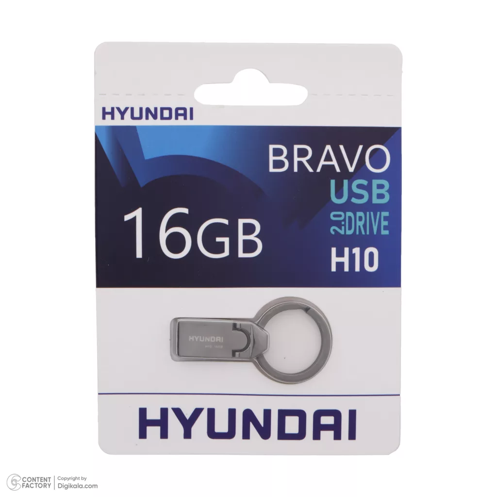 فلش مموری هیوندای مدل H10 USB2.0 ظرفیت 16 گیگابایت