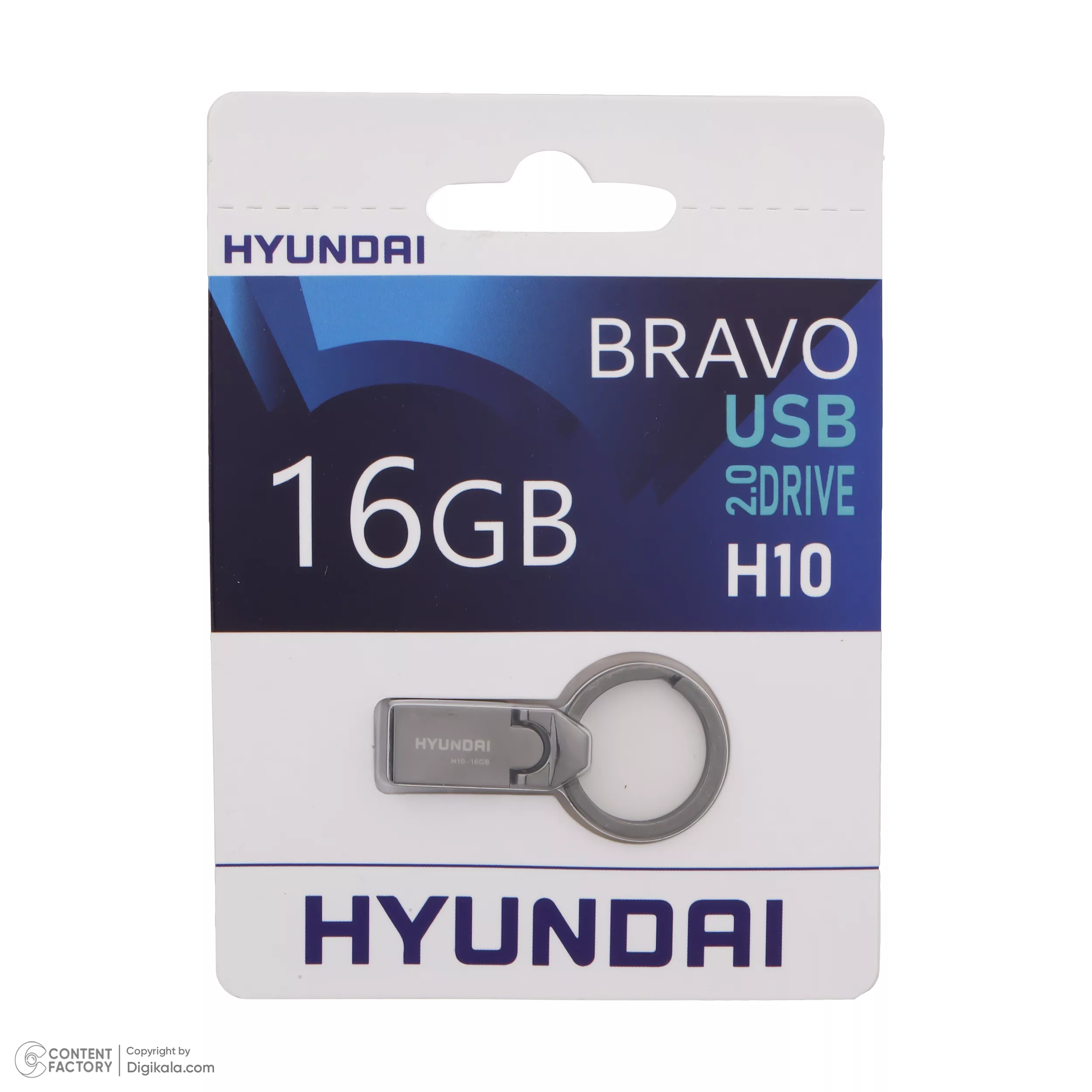 فلش مموری هیوندای مدل H10 USB2.0 ظرفیت 16 گیگابایت