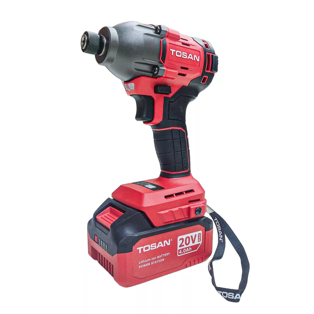 پیچ گوشتی ضربه ای شارژی 20 ولت توسن مدل 9520 BIS