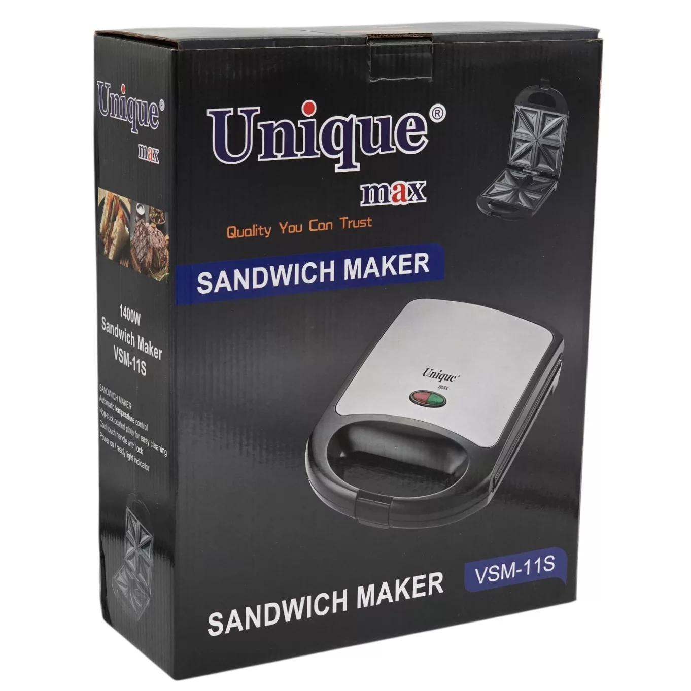 ساندویچ‌ساز چهار خانه یونیک مکس مدل VSM-11S