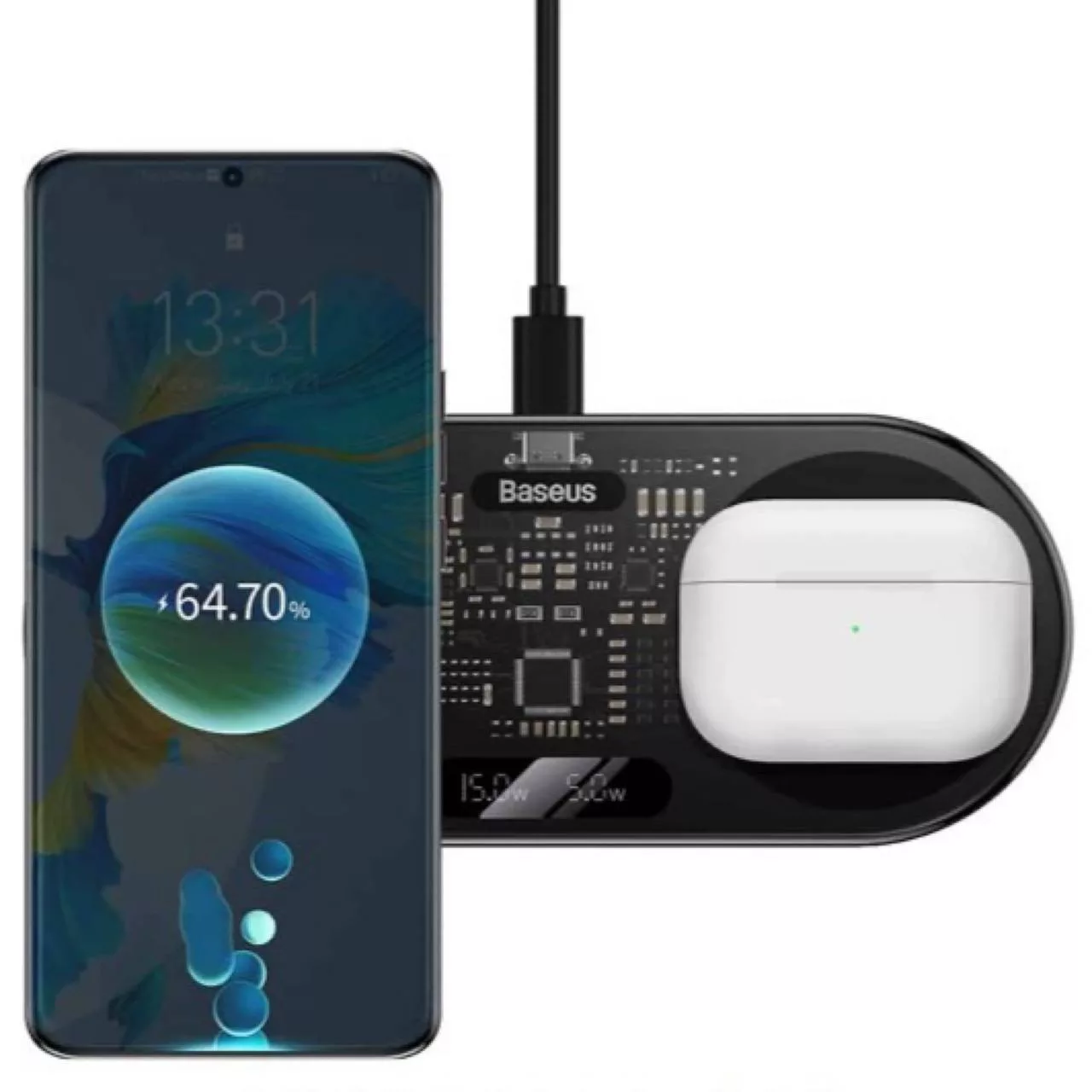 شارژر بی سیم بیسوس مدل bs-w528