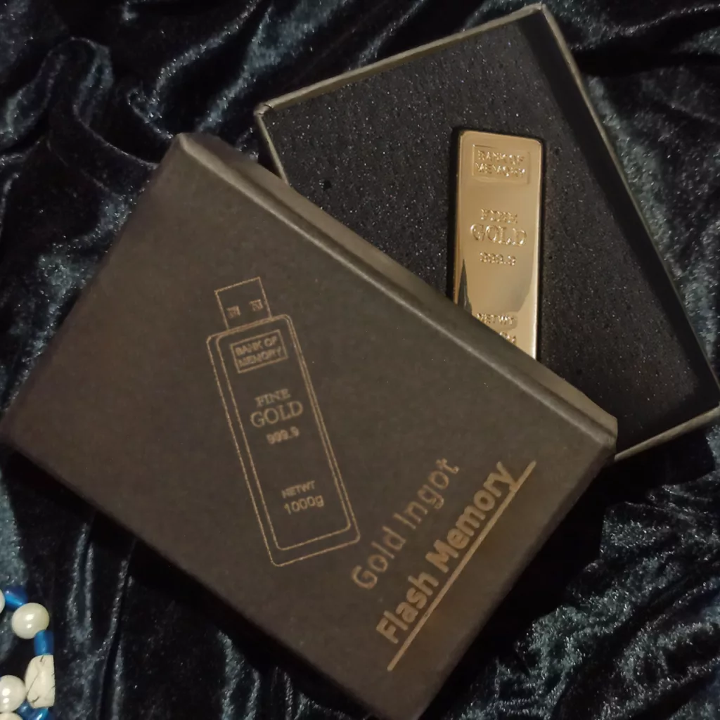 فلش مموری طرح شمش طلا مدل DME1046-U3 ظرفیت 32 گیگابایت