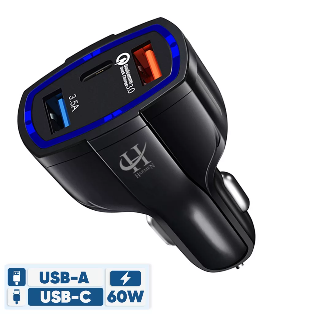 شارژر فندکی 60 وات هارمن مدل MLE-18