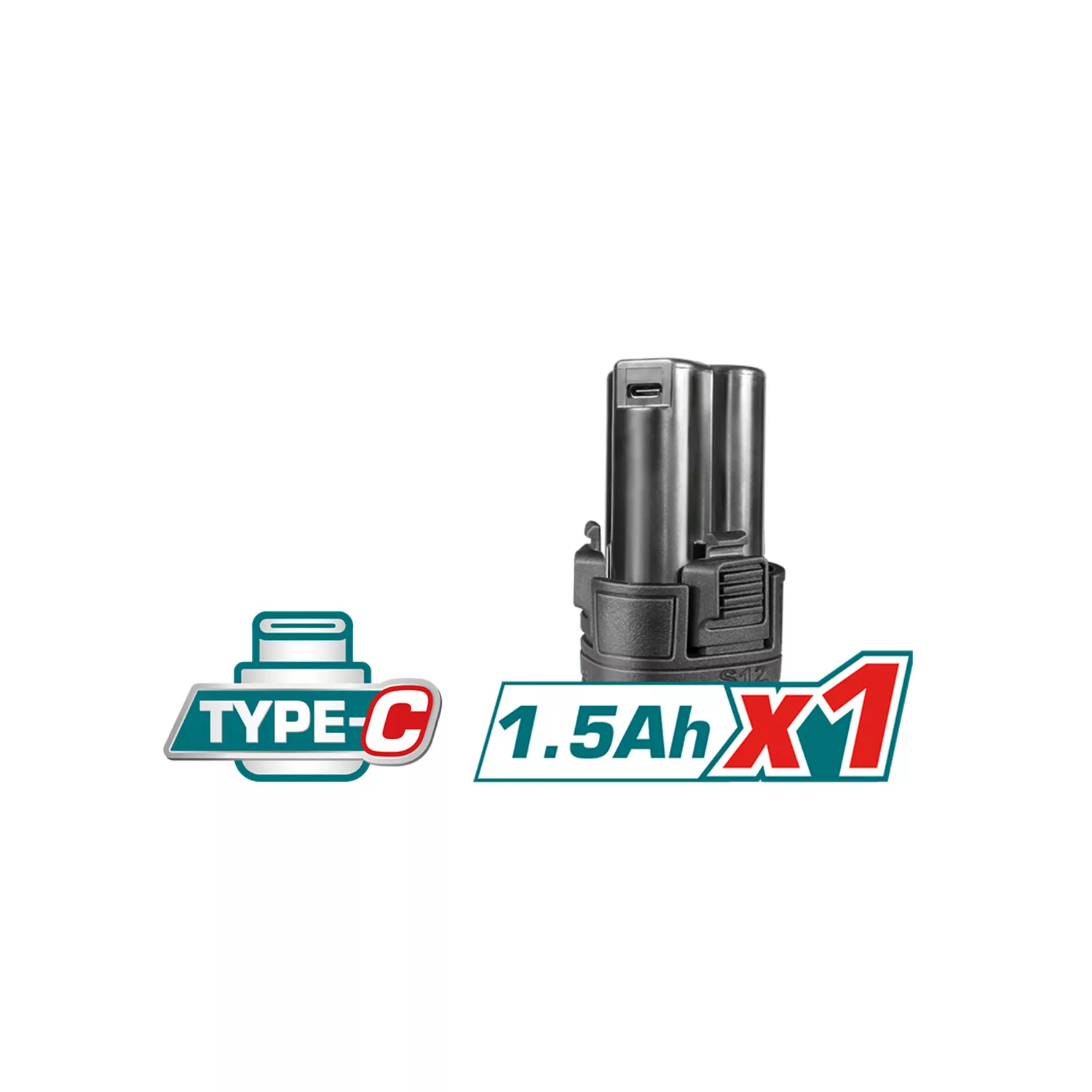 پیچ گوشتی شارژی توتال مدل TDLI12428