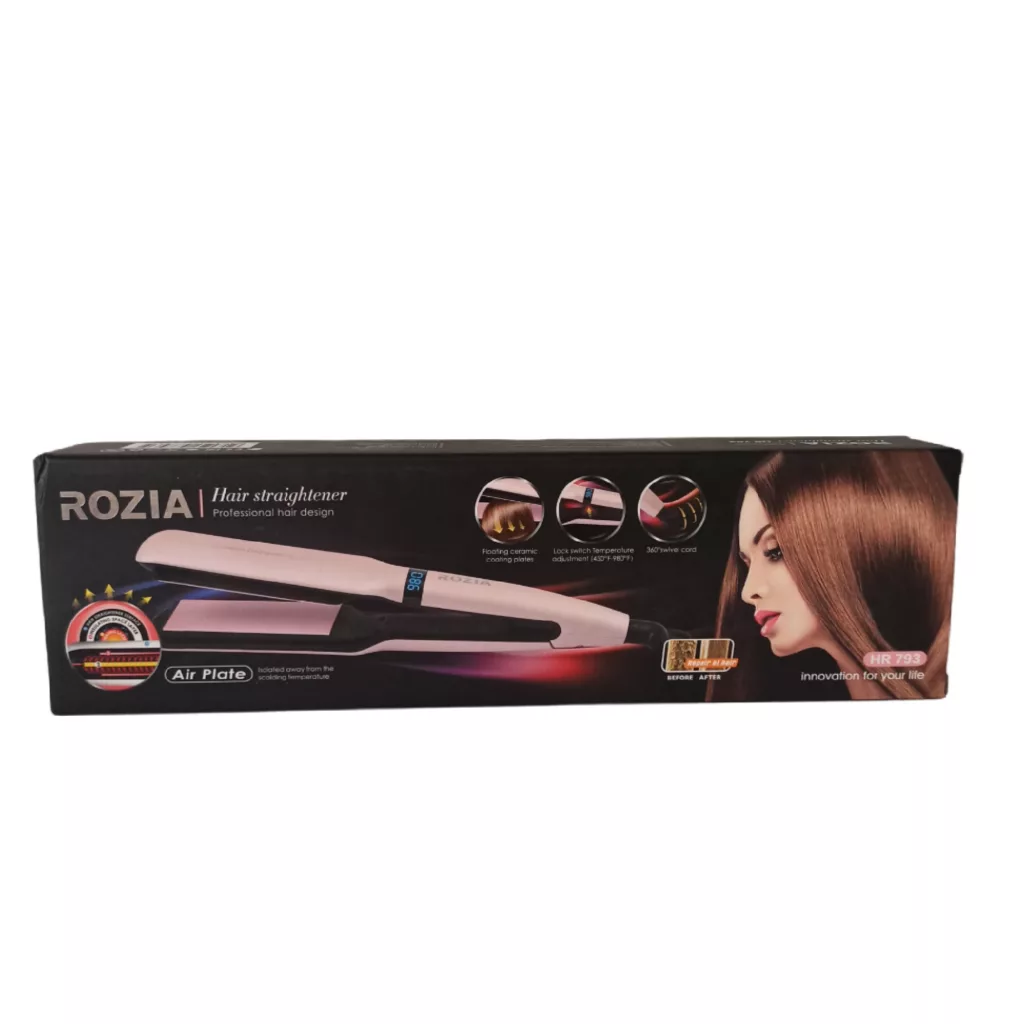 اتو و حالت دهنده ی مو روزیا مدل HR793