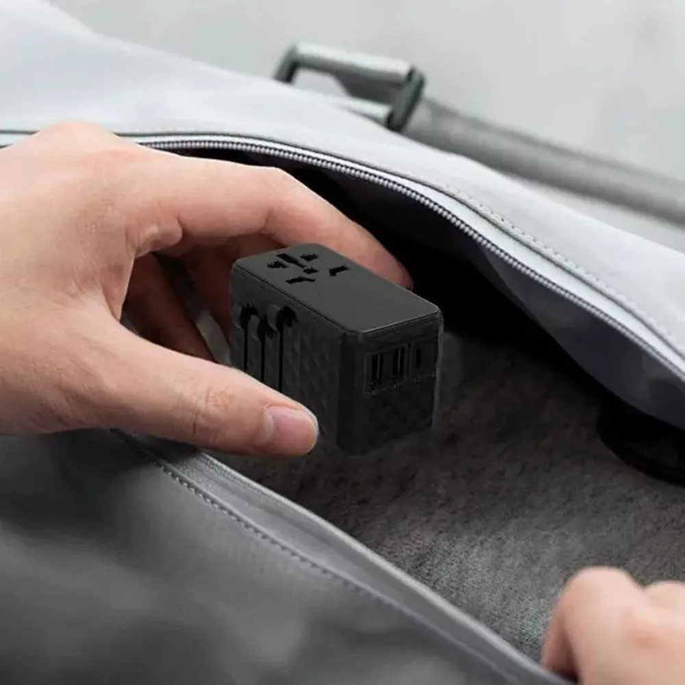 شارژر دیواری 100 وات 4 پورت پاورولوجی مدل P100WPDBK