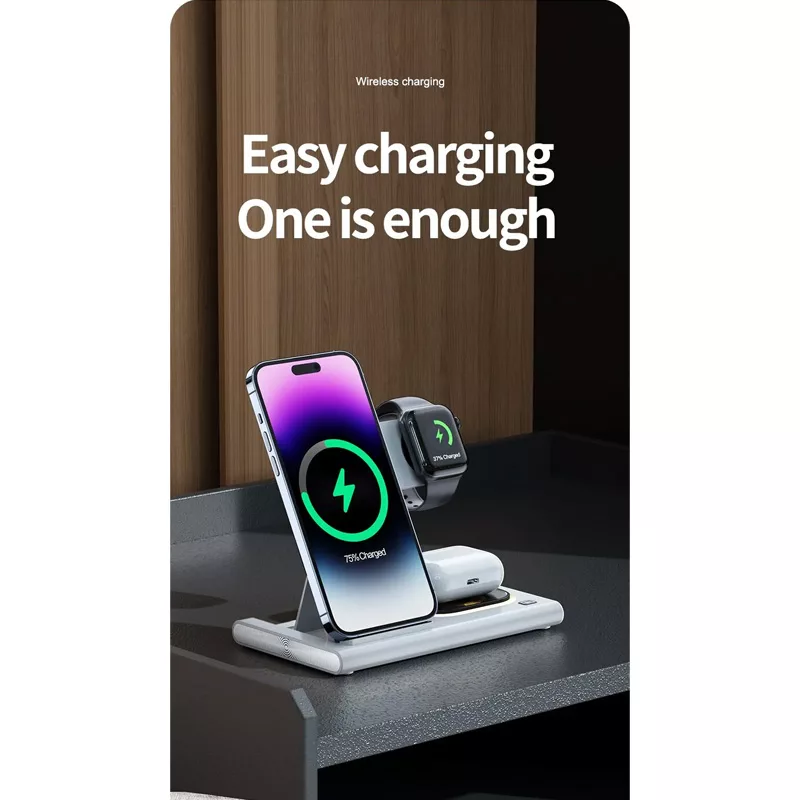 شارژر رومیزی موکسوم مدل MX-ST11 3in1