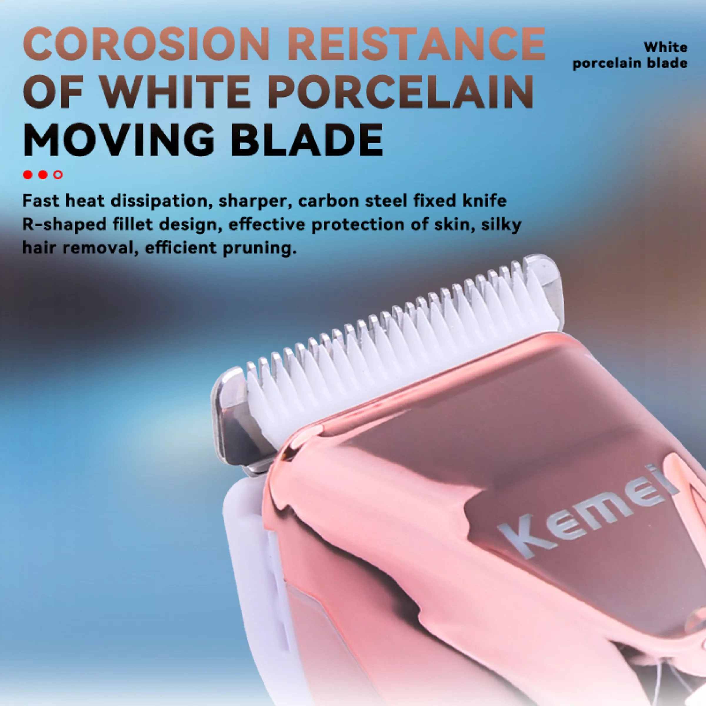 ست اصلاح موی بدن بانوان کیمی مدل km-259