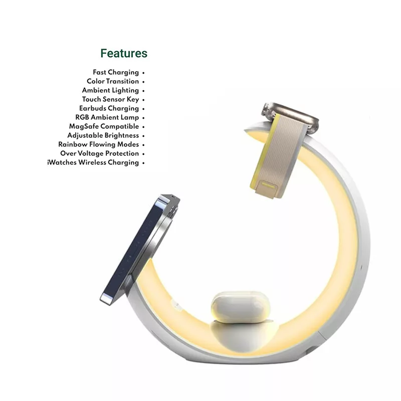 شارژر بی سیم 15 وات گرین لاین مدل GL-WC12