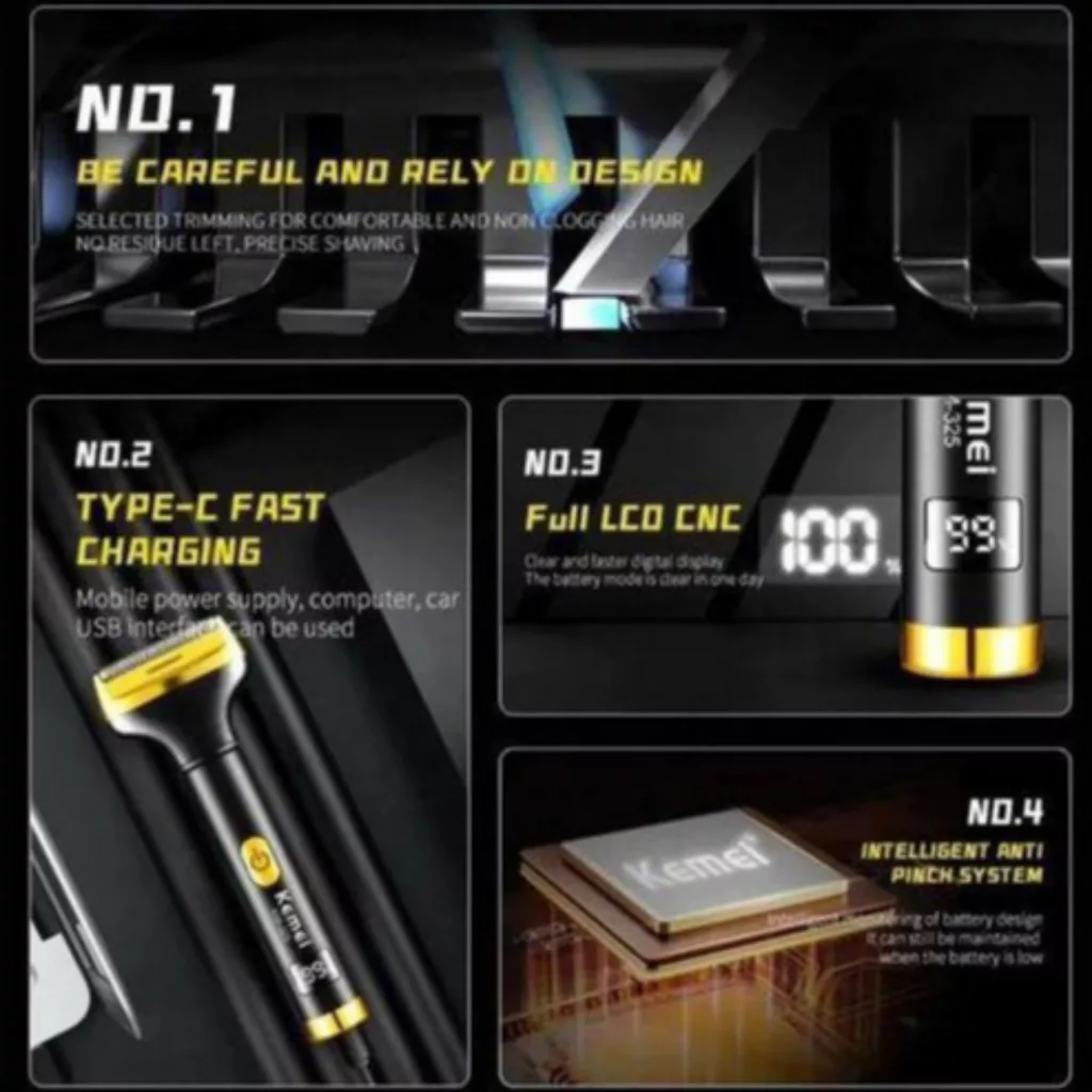 ماشین اصلاح موی بدن بانوان کیمی مدل KM-325