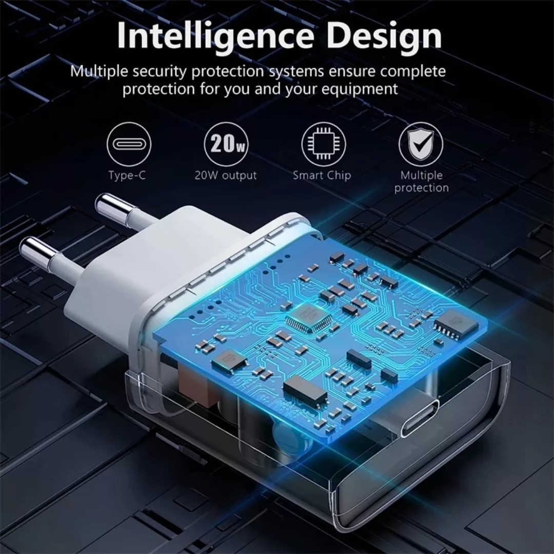 شارژر دیواری 35 وات مدل PD 16 Pro Max به همراه کابل تبدیل USB-C