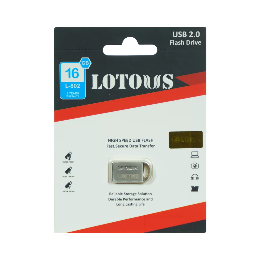 فلش مموری لوتوس مدل L802 ظرفیت 16 گیگابایت