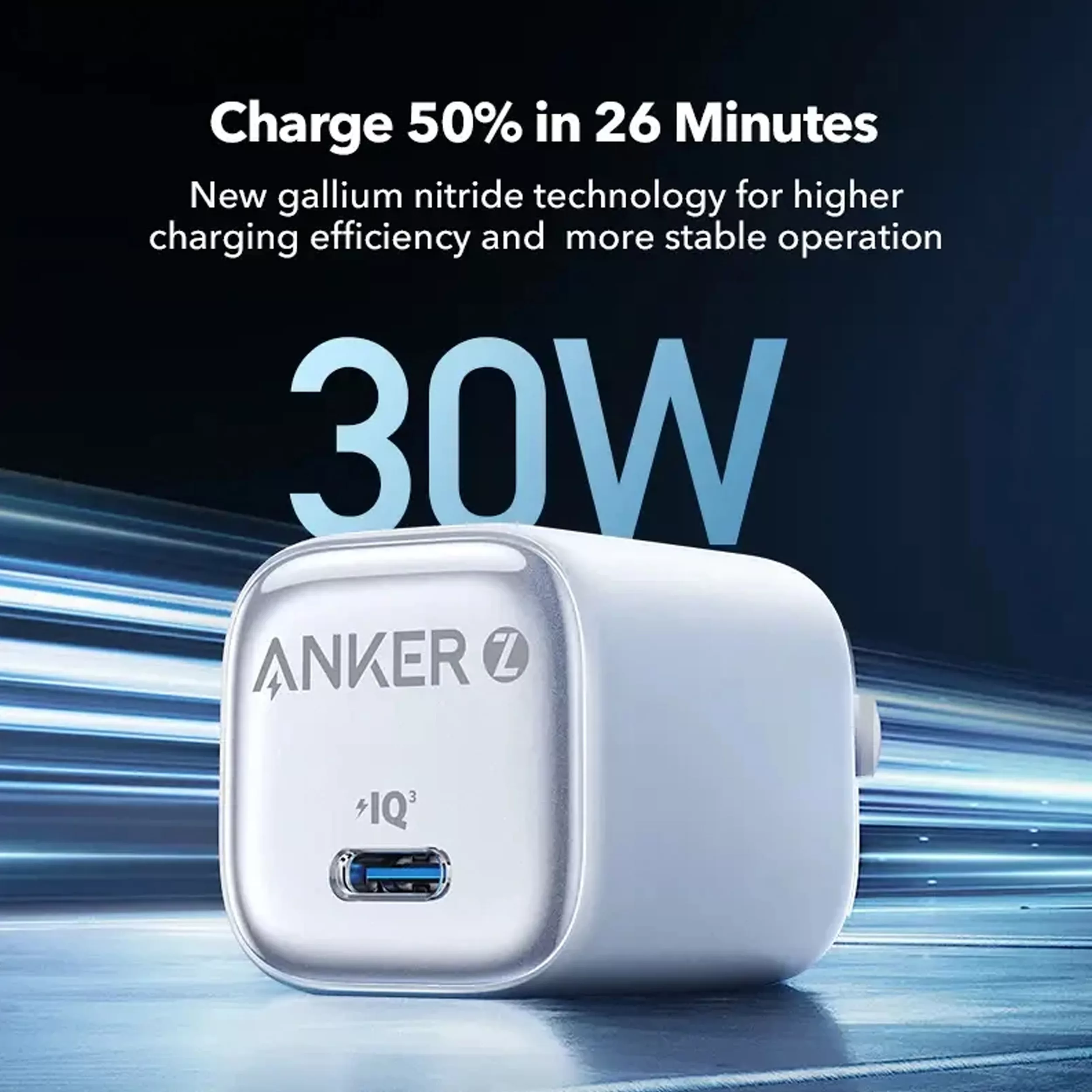 شارژر دیواری 30 وات انکر مدل Zolo A2698 EU