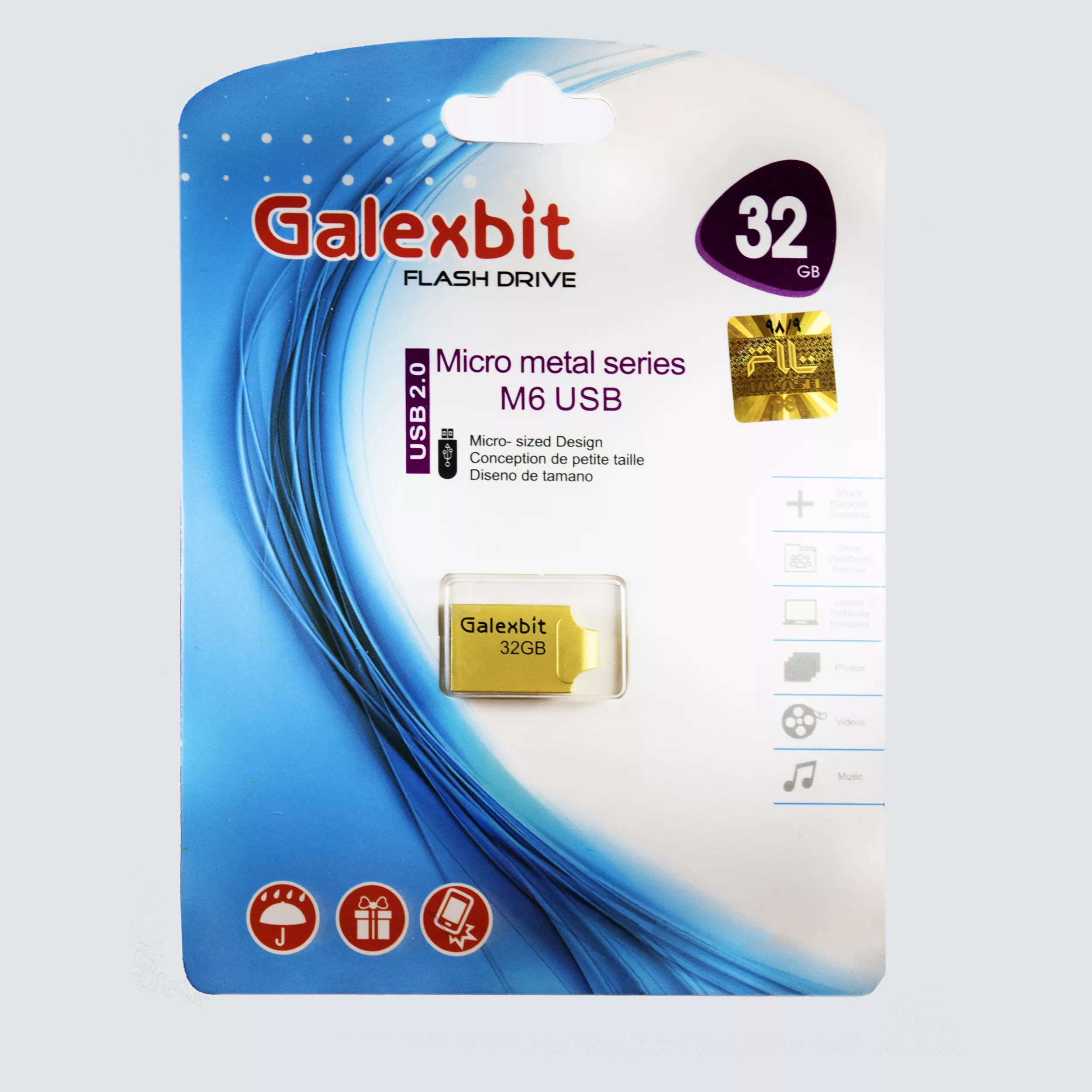 فلش مموری گلکسبیت مدل M6 ظرفیت 32 گیگابایت