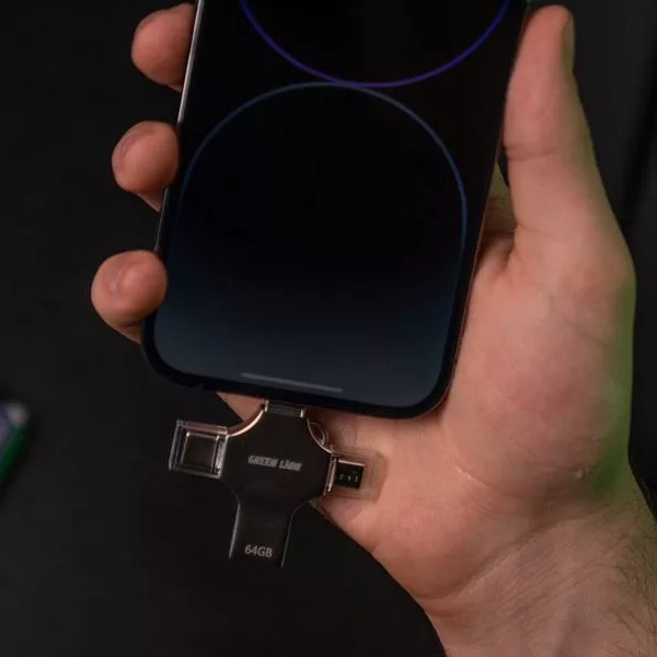 فلش مموری گرین لاین مدل GN4IN1USB128 ظرفیت 128 گیگابایت