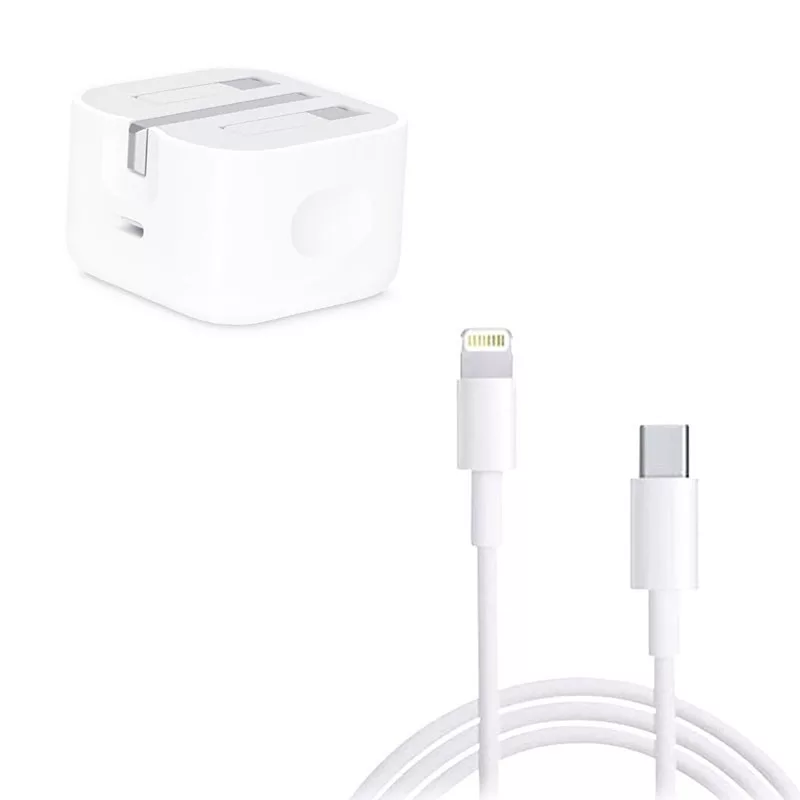 شارژر دیواری 20 وات مدل IPHONE 14 pro max به همراه کابل pd