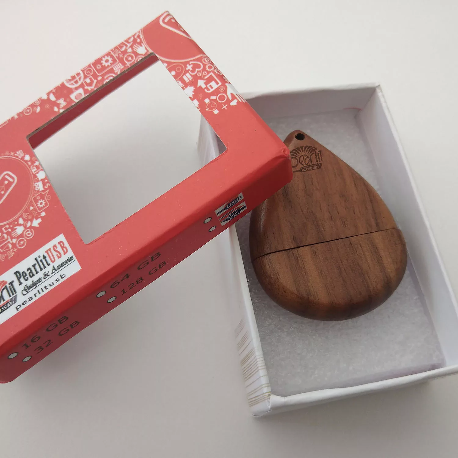 فلش مموری پرلیت یو اس بی طرح اشک کد W-57 ظرفیت 128گیگابایت