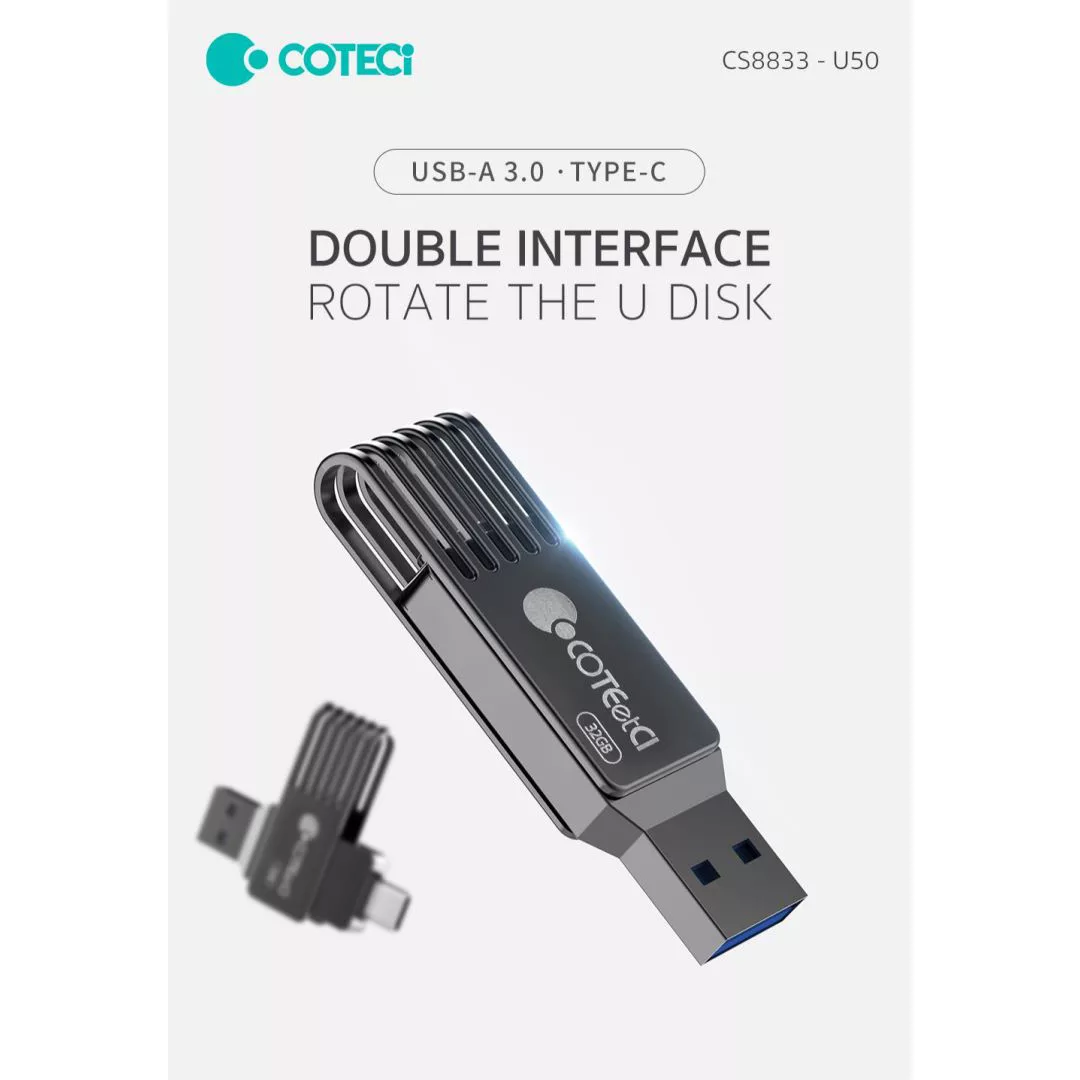 فلش مموری کوتتسی مدل CS8833 ظرفیت 128 گیگابایت