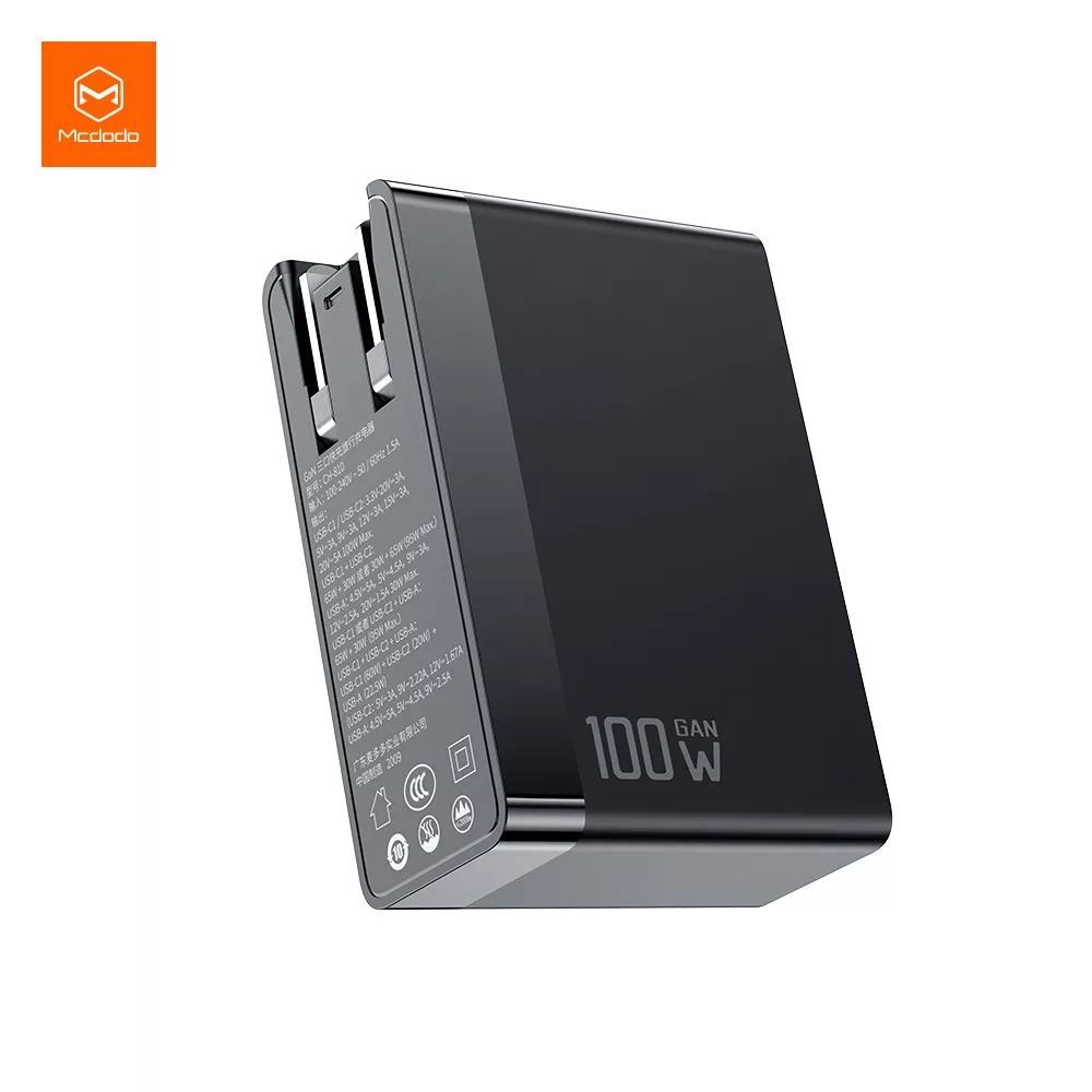 شارژر دیواری 100 وات مک دودو مدل CH-810 GaN Version 100W