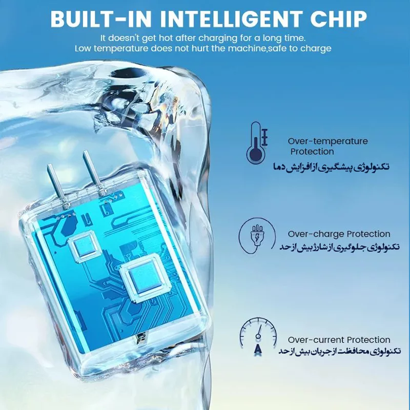 شارژر دیواری 25 وات سوموس تل مدل ُSUPER FAST CHARGE 25W Q30 به همراه کابل USB-C