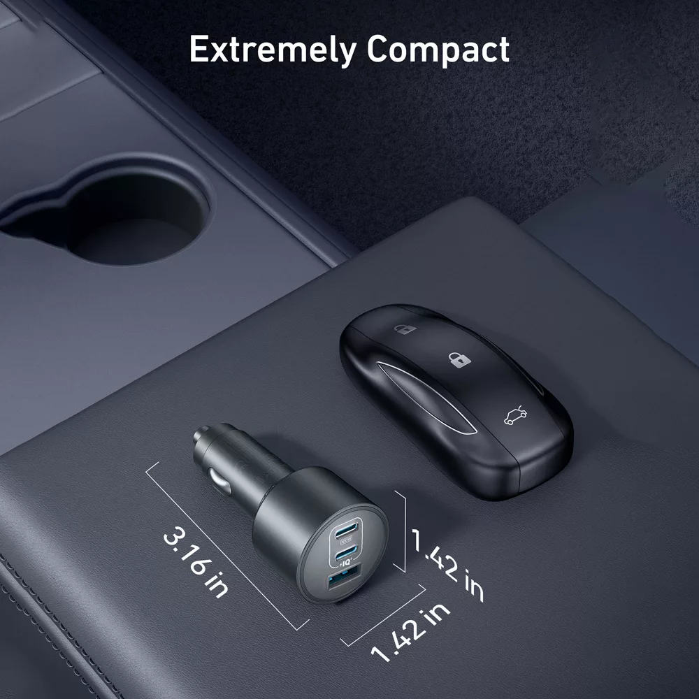 شارژر فندکی 167.5وات انکر مدل A2737