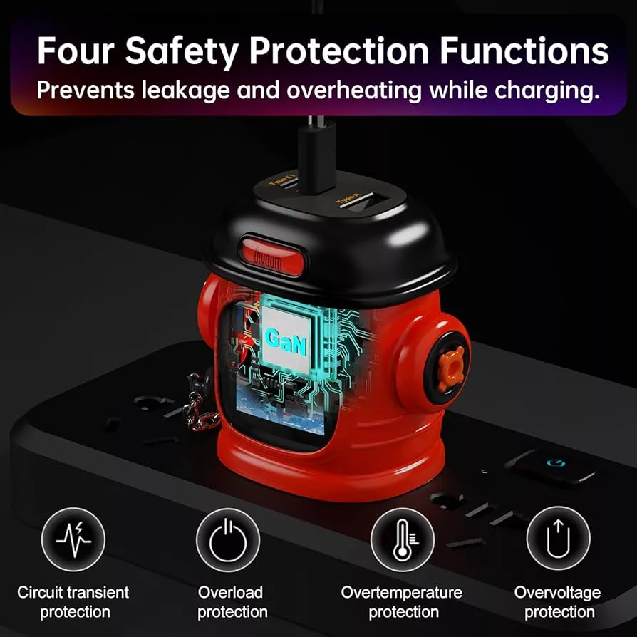 شارژر دیواری 65 وات دیووم مدل Dipow