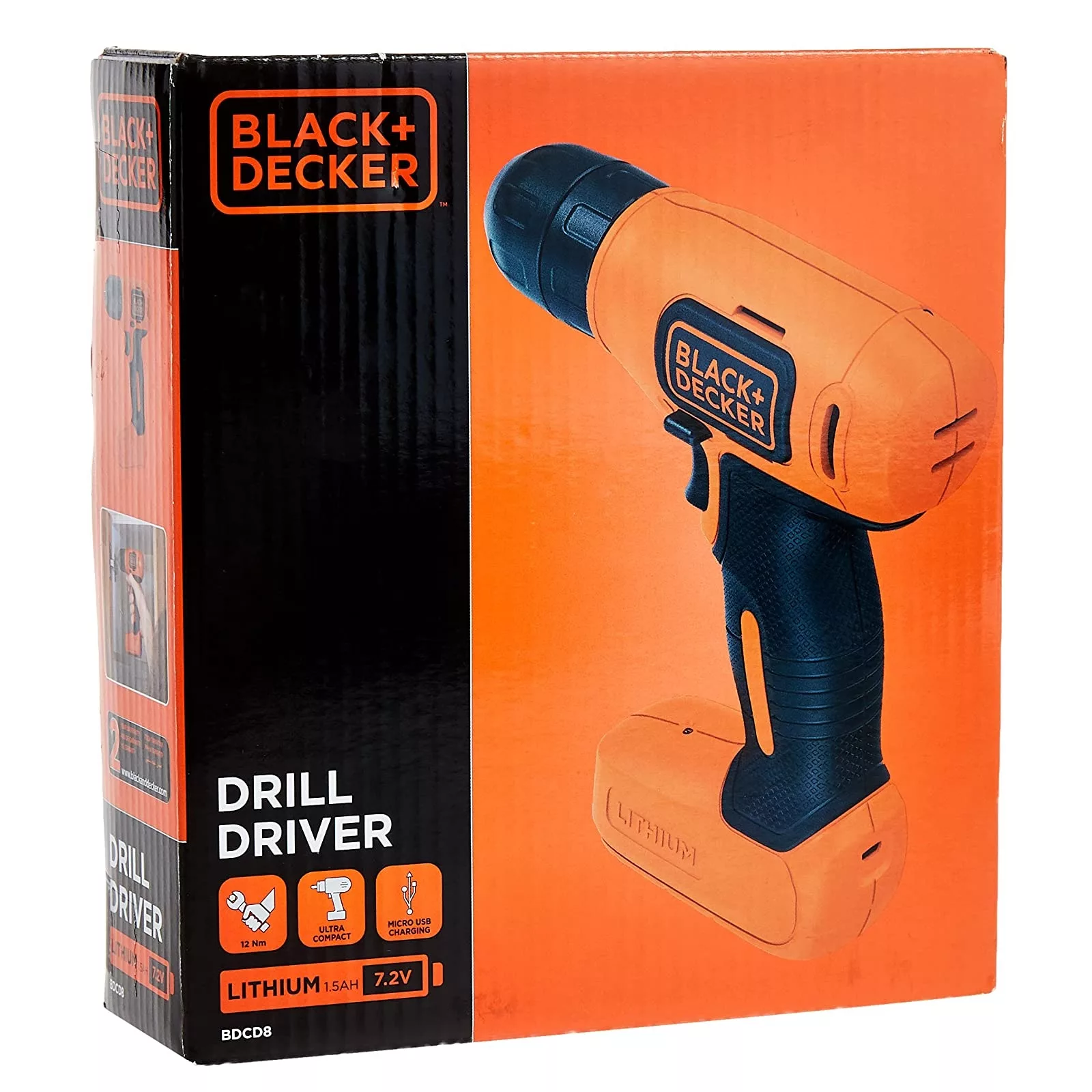 پیچ گوشتی شارزی بلک اند دکر مدل DBCD8