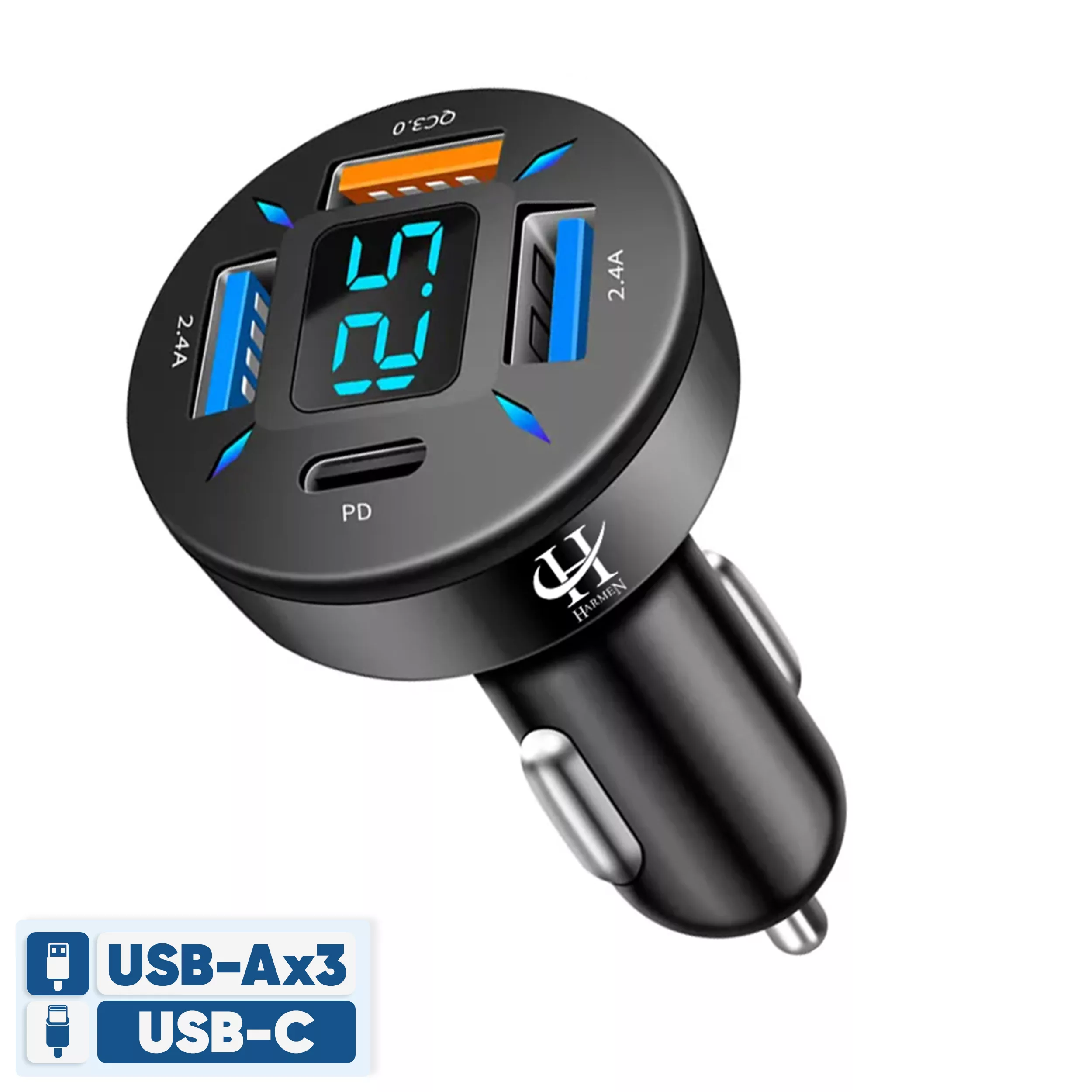 شارژر فندکی هارمن مدل PD4QC3