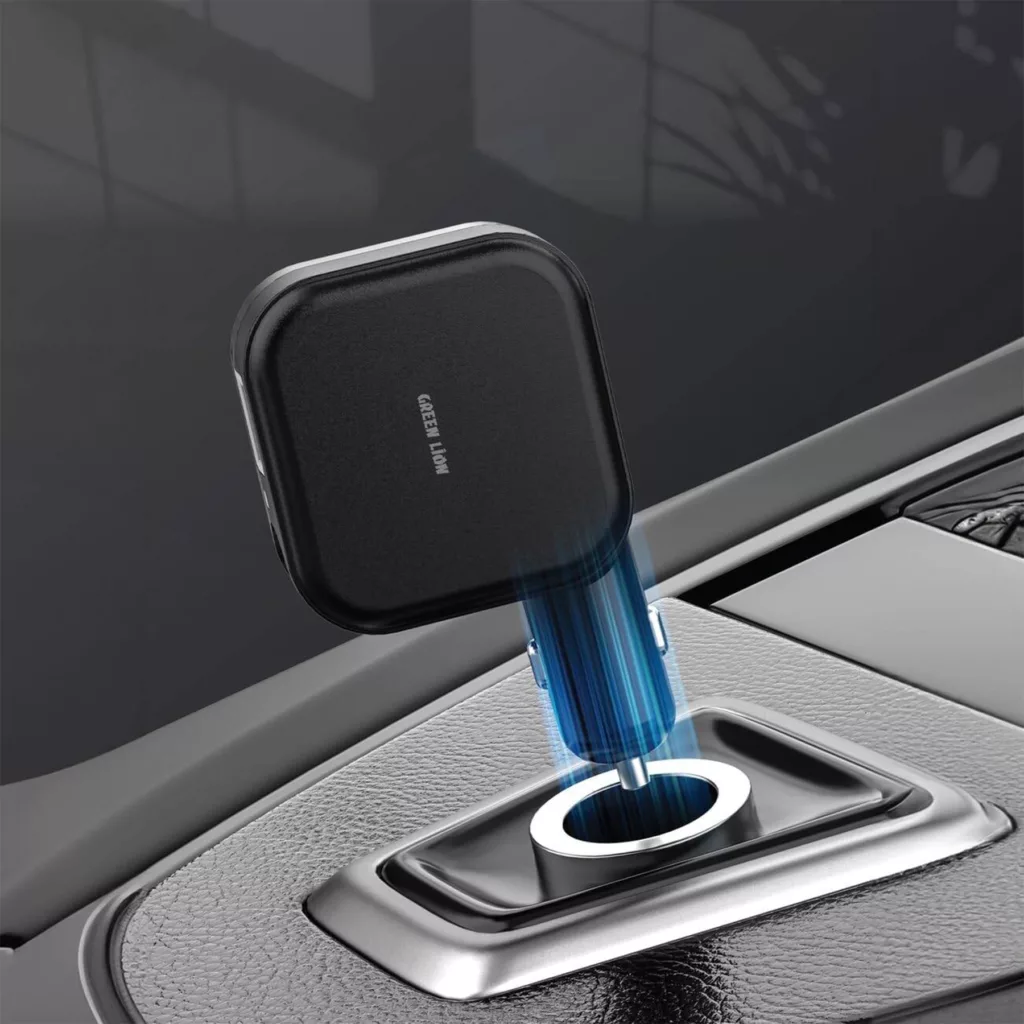 شارژر فندکی 20 وات گرین لاین مدل دوکاره دیواری