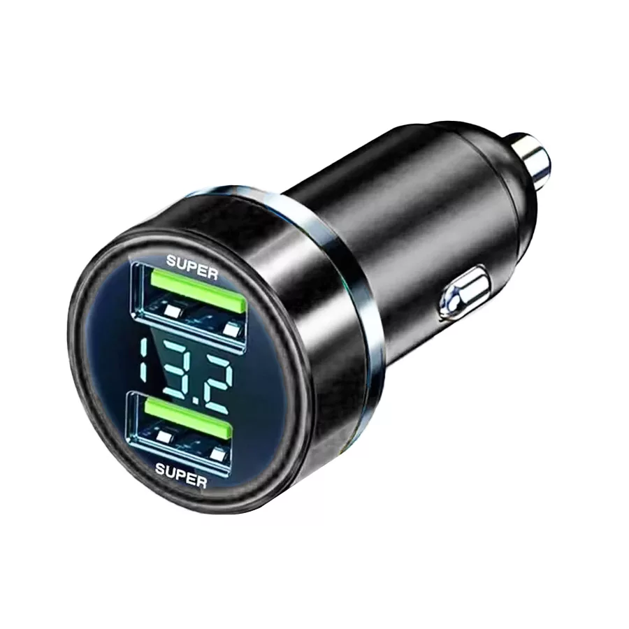 شارژر فندکی 200 وات دو پورت مدل TWOSUPER