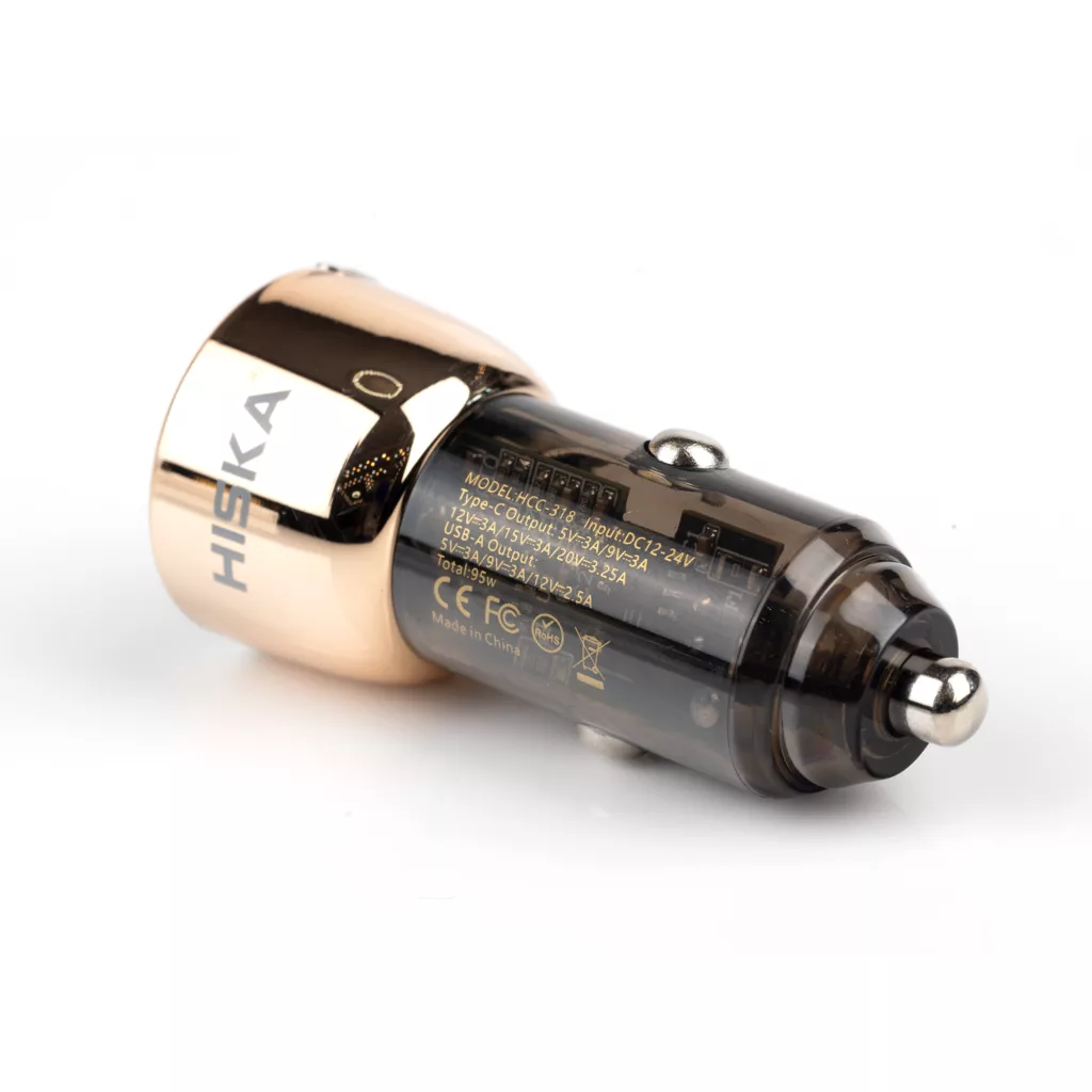 شارژر فندکی 95 وات هیسکا مدل HCC-318