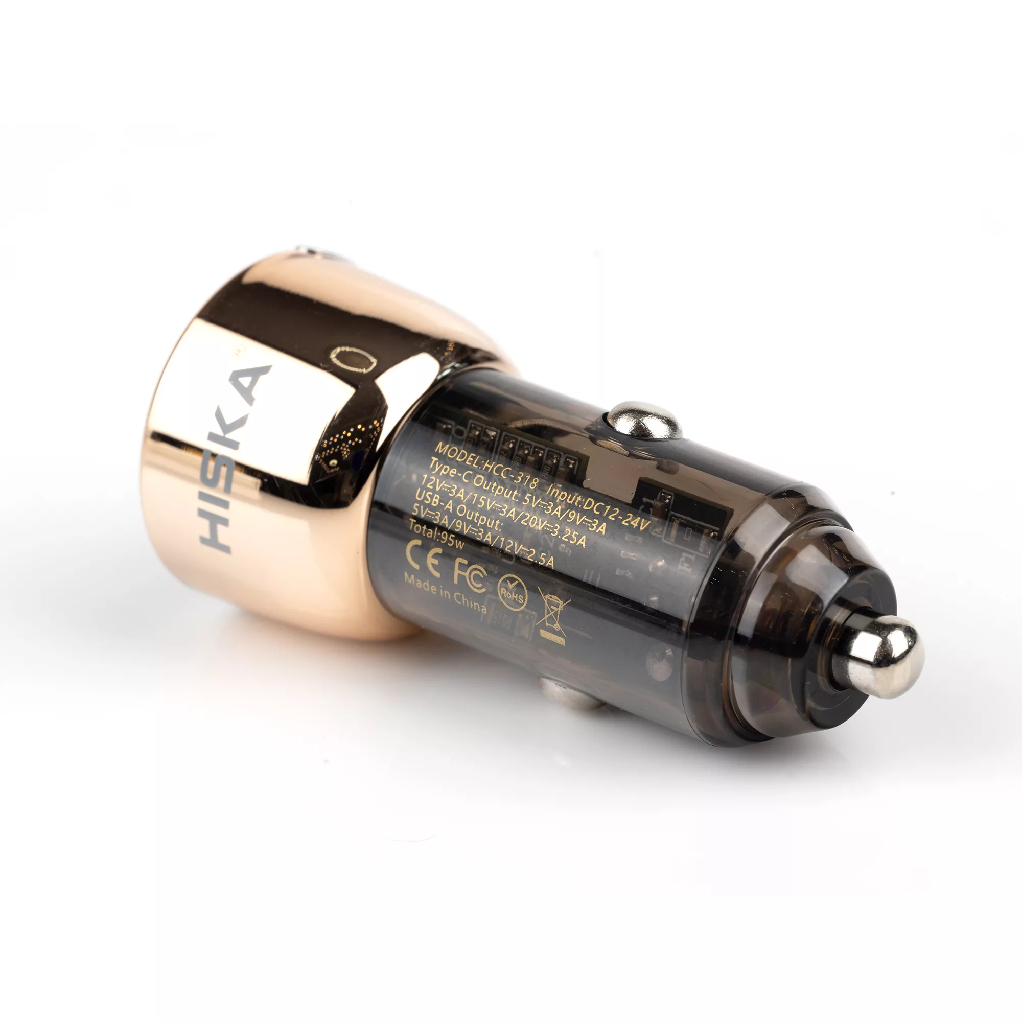 شارژر فندکی 95 وات هیسکا مدل HCC-318