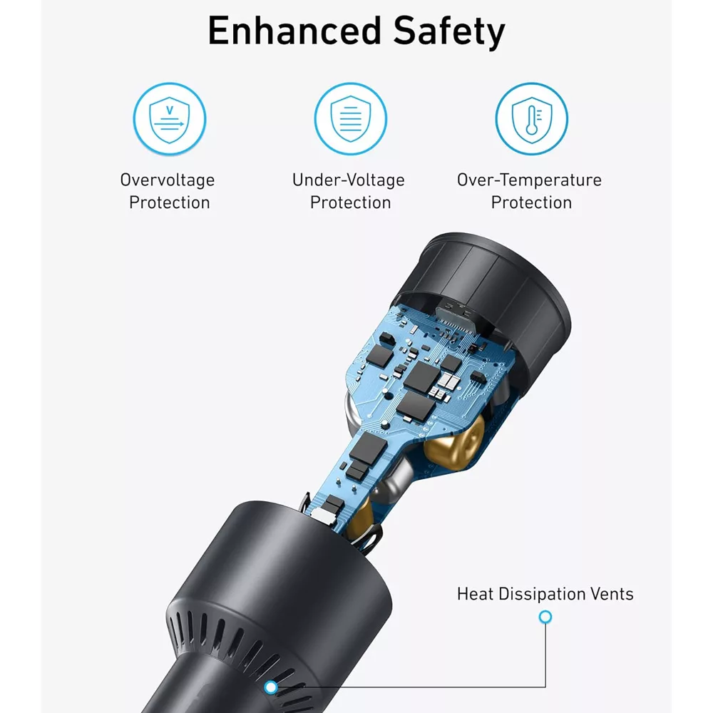 شارژر فندکی 167.5وات انکر مدل A2737