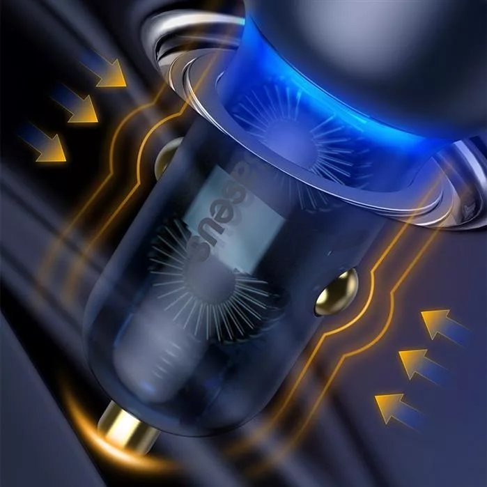 شارژر فندکی 65 وات باسئوس مدل CCKX-C0A