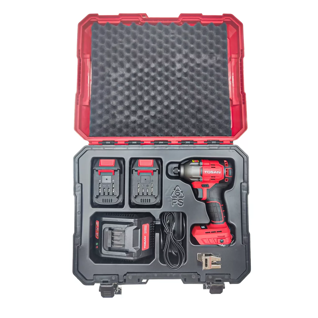 پیچ گوشتی ضربه ای شارژی 20 ولت توسن مدل 9520 BIS