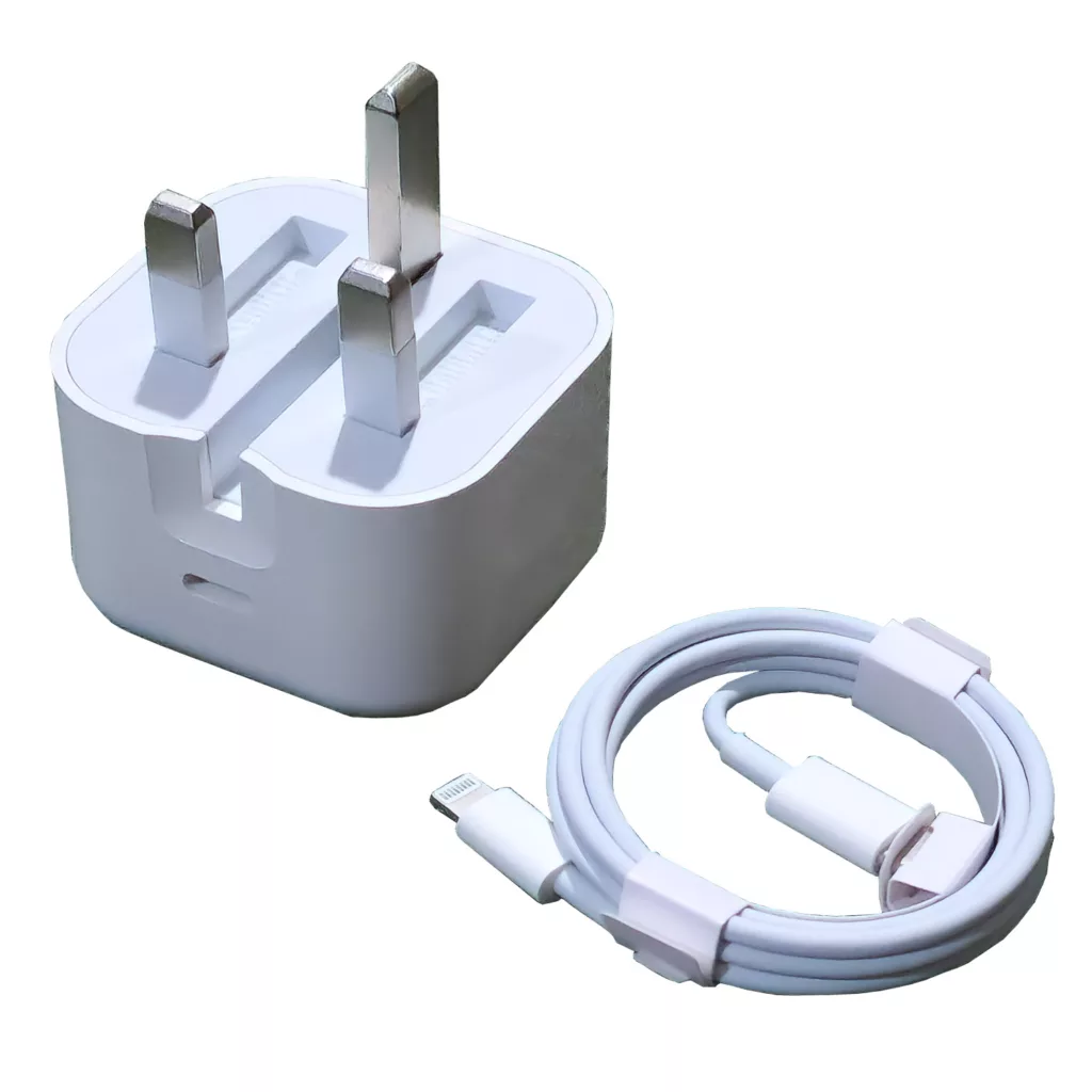 شارژر دیواری 20 وات مدل B/A به همراه کابل لایتنینگ