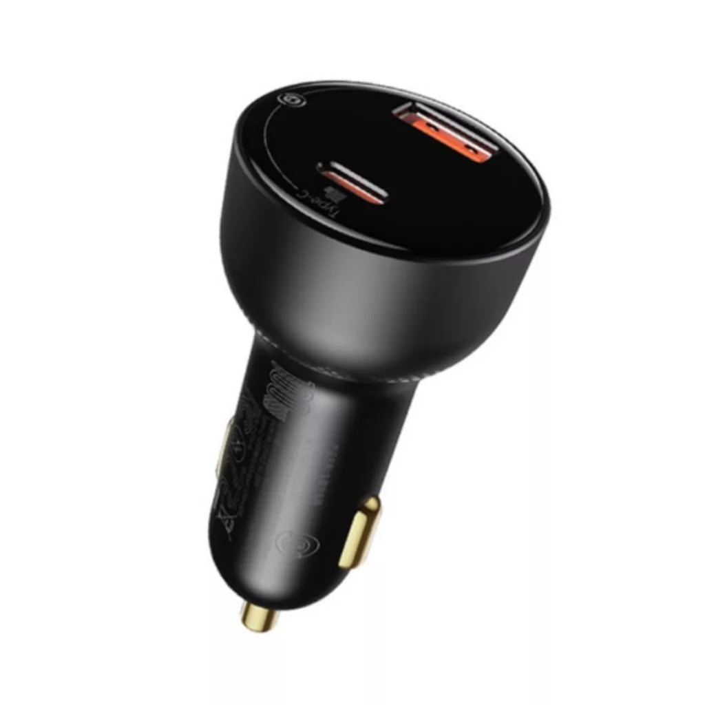 شارژر فندکی 100 وات بیسوس مدل Dual Quick 100W