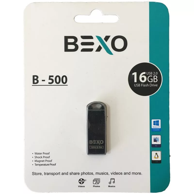 فلش مموری بکسو مدل B-500 ظرفیت 16 گیگابایت