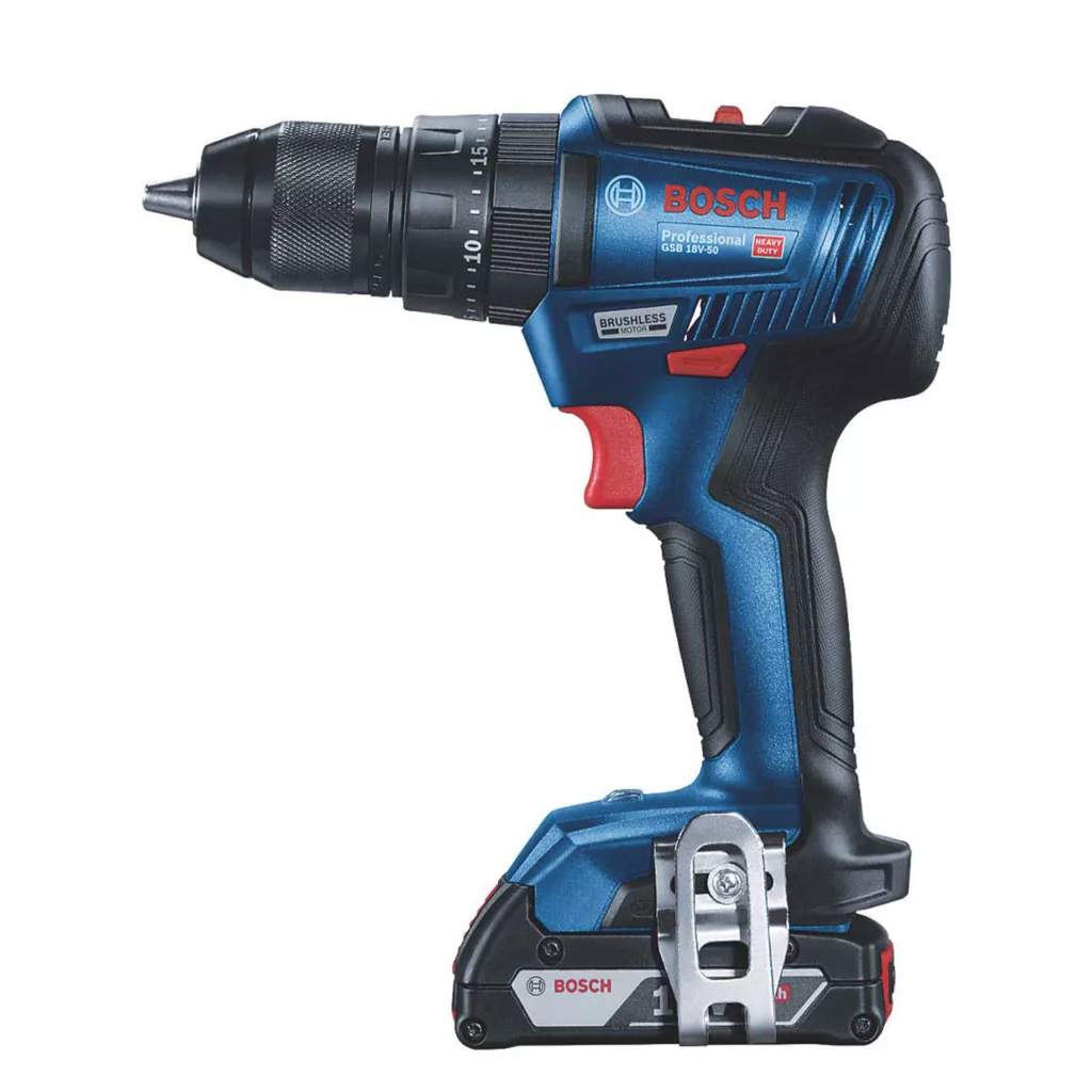 پیچ گوشتی شارژی چکشی بوش مدل GSB 18V-50 EC – BAG Extra