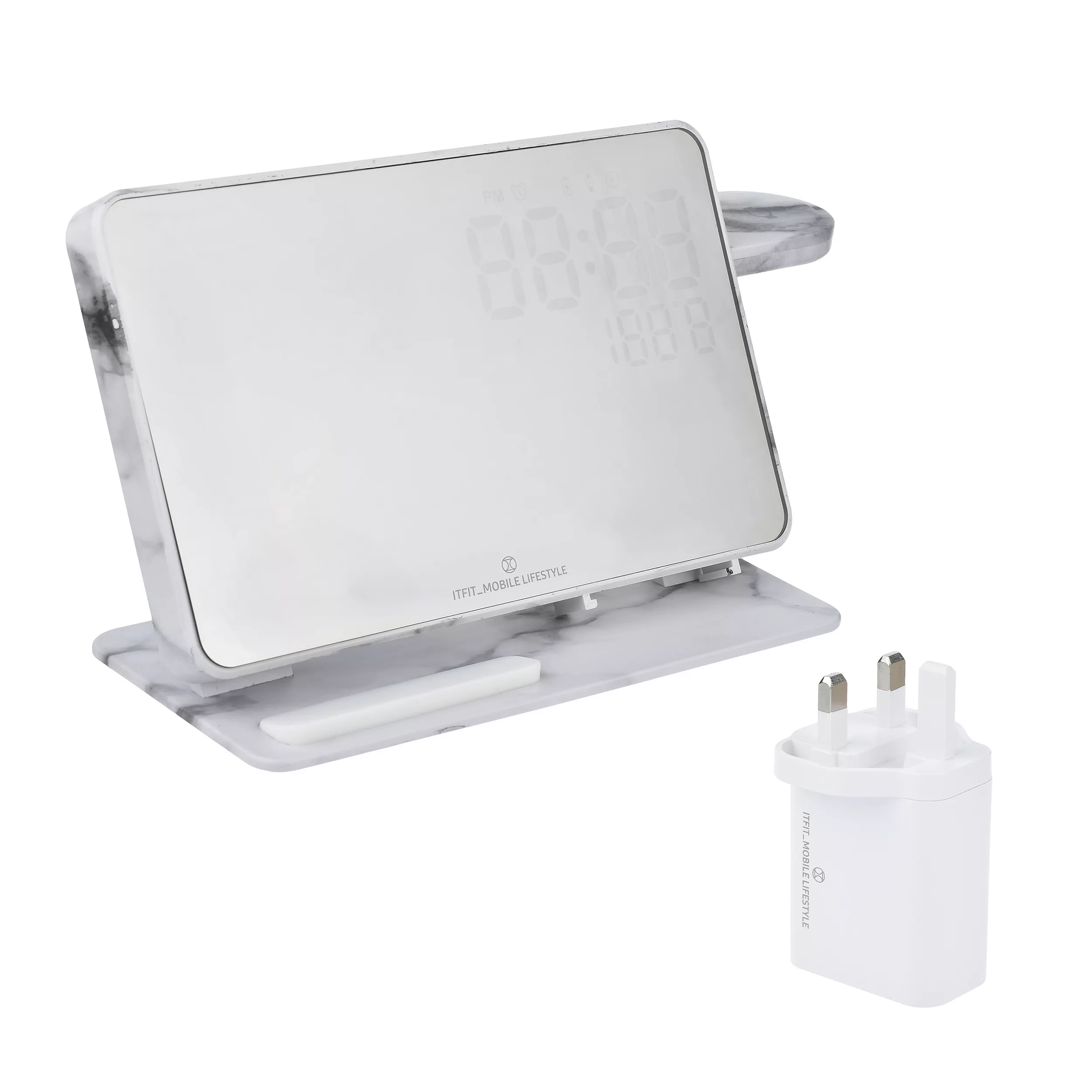 شارژر رومیزی بی سیم 15 وات ایتفیت مدل 3in1 PW06SP به همراه شارژر دیواری 30 وات ایتفیت