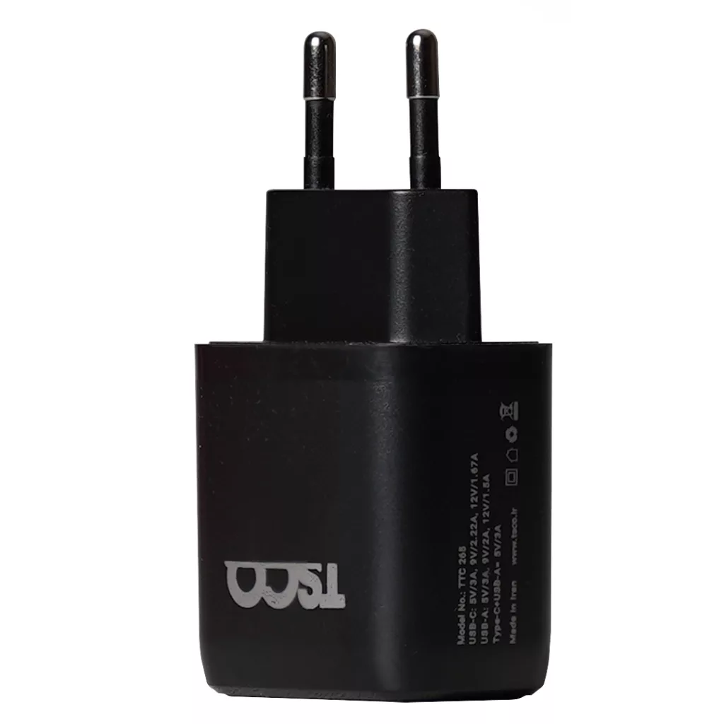 شارژر دیواری 20 وات تسکو مدل TTC 265