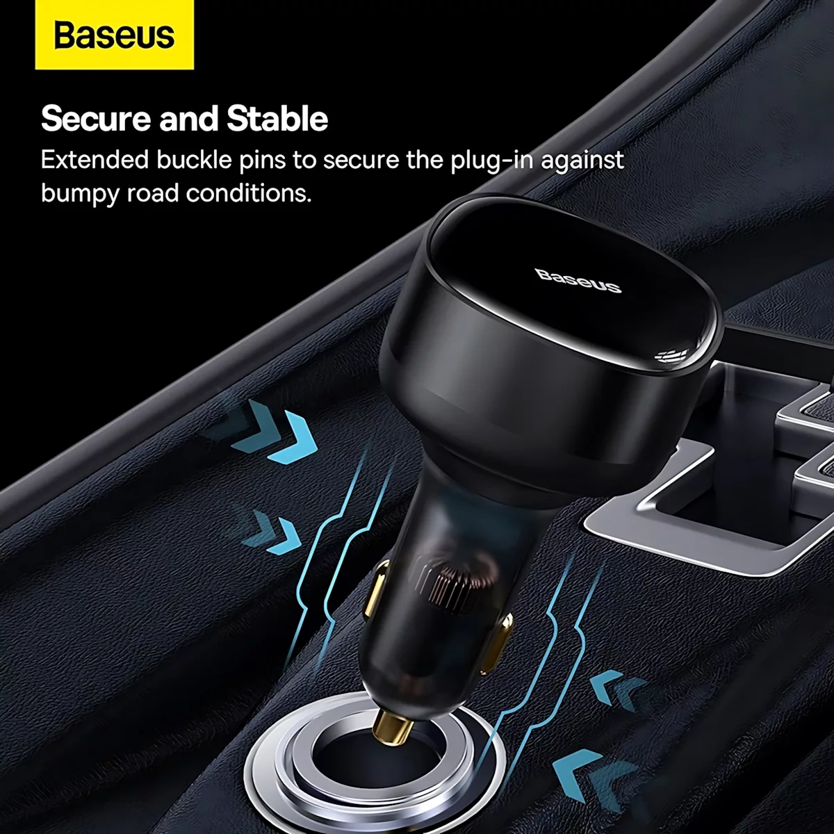 شارژر فندکی 33 وات بیسوس مدل B-ExpansionC به همراه کابل USB-C