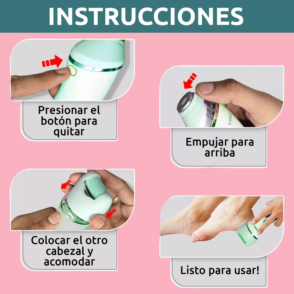 ماشین اصلاح موی بدن بانوان وی جی ار مدل V-756