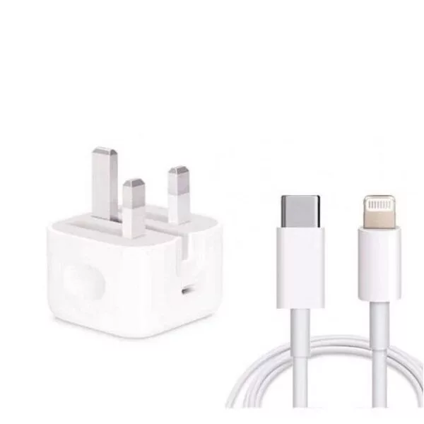 آداپتور شارژر مدل IPHONE 14 pro max به همراه کابل لایتنینگ