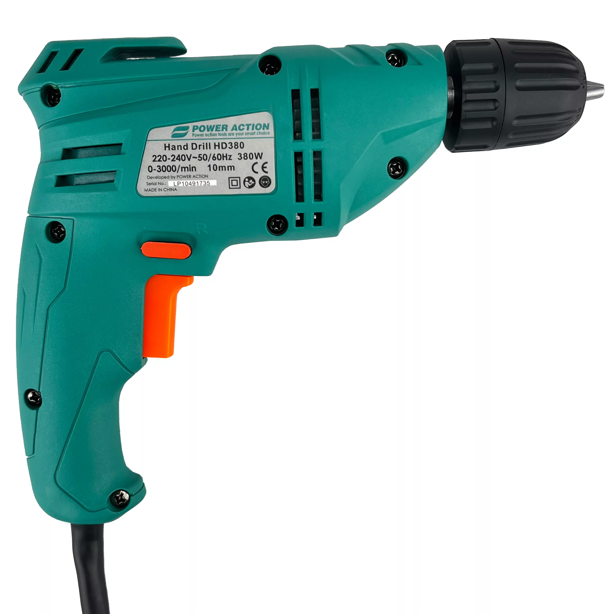 دریل پیچ گوشتی برقی پاور اکشن مدل HD 380