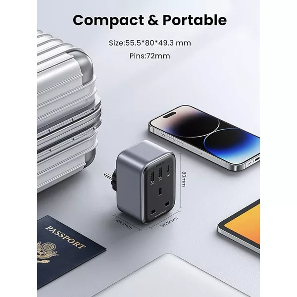 شارژر دیواری 30وات یوگرین مدل CD314-15290