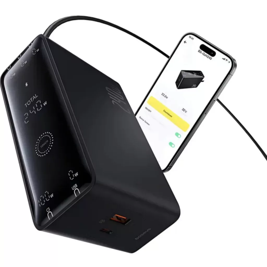 شارژر دیواری 240 وات بیسوس مدل Ultra Fast 240W