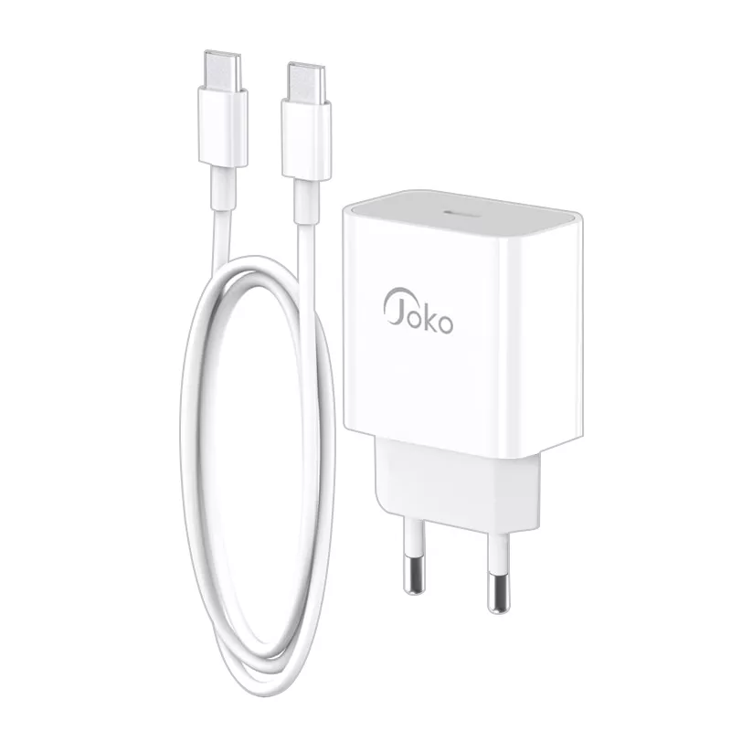 شارژر دیواری 20 وات جوکو مدل JK78-PX12 به همراه کابل تبدیل usb-C