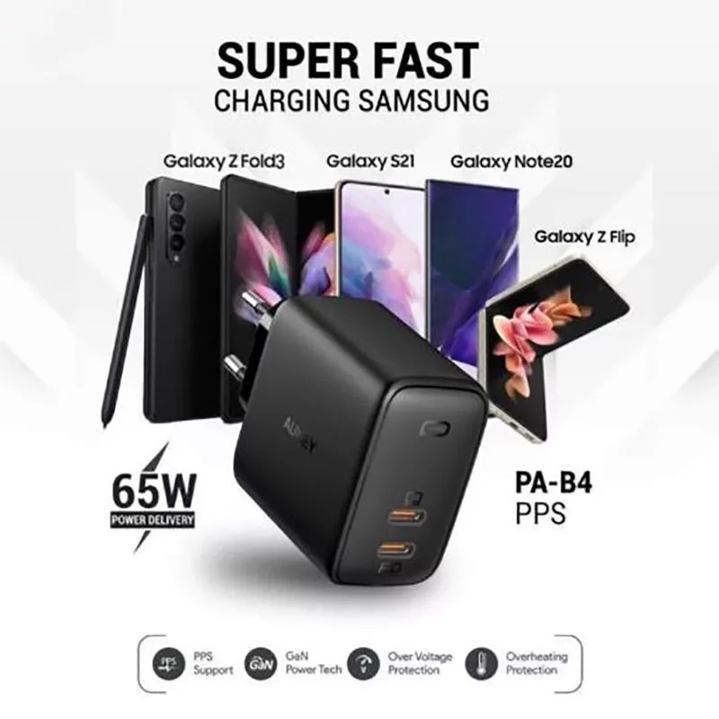 شارژر دیواری آکی مدل PA-B4